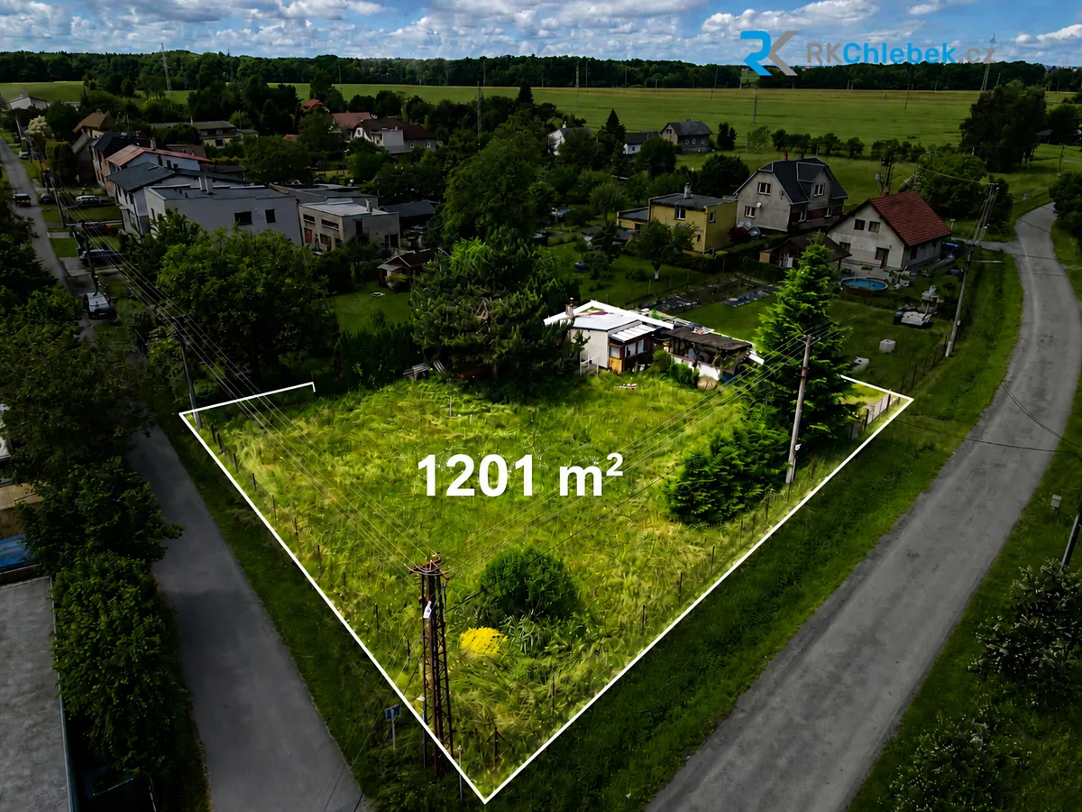 Prodej stavebního pozemku 1201 m²